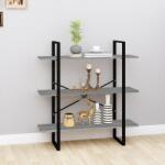 vidaXL Bibliotecă, gri sonoma, 100x30x105 cm, lemn prelucrat (821322) - vidaxl Biblioteca