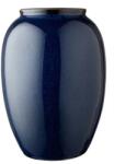 Bitz Váza 20 cm, kék, agyagból készült, Bitz (BITZ872910)