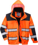 Portwest Hi-Vis Classic Bomber dzseki (C466OBR4XL) - munkavedelemplusz