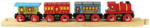 Bigjigs Toys Trenulet de calatori (EDUC-BJT421) Trenulet