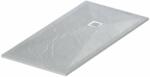 BALNEO Cadita dus dreptunghiulara Balneo din compozit 90x110 gri deschis (STFLG9011025)