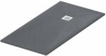BALNEO Cadita dus dreptunghiulara Balneo din compozit 80x140 gri inchis (STFDG8014025)