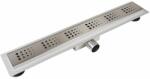 BALNEO Set rigola pentru dus plus capac 60 cm Balneo Decor Next Drops inox periat (Drops60N)