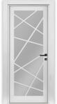 Uni Doors Интериорна врата Гизам - остъклена - бял мат (цена без монтаж)