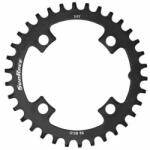 Sunrace CRMS első lánckerék 36T, 4x96 mm (szimmetrikus), 1x10-12s, narrow-wide, acél, fekete