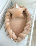 Fonott Elegance fonott babafészek - Karamell (432141)