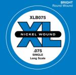 D'Addario XLB075 - Nickel Wound Bass Guitar Single String, Long Scale, . 075 - C715CC