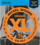 D'Addario EXL110-7 - 7-String Nickel Wound Electric Guitar Strings, Regular Light, 10-59 - F862F