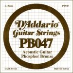 D'Addario PB047 - Phosphor Bronze Wound Acoustic Guitar Single String, . 047 - H249HH