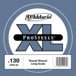 D'Addario PSB130 - ProSteels Bass Guitar Single String, Long Scale, . 130 - H330HH