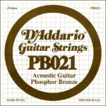 D'Addario PB021 - Phosphor Bronze Wound Acoustic Guitar Single String, . 021 - H209HH