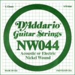 D'Addario NW044 - Nickel Wound Electric Guitar Single String, . 044 - C386CC