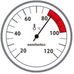 SENTIOTEC Szauna hőmérő Basic 100 mm átmérő