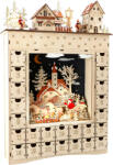 Legler Calendar de Advent din lemn cu picioare mici Visul de iarnă Casuta papusi