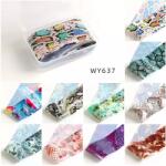  Transzferfólia szett 10db - WY637 kígyómintás