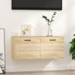vidaXL Dulap de perete, stejar sonoma, 80x35x36, 5 cm, lemn prelucrat (812936) Raft