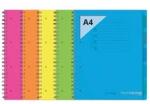  Orna Pro PP A4 120 lapos vonalas vegyes színű spirálfüzet (ARD0235FLU) - bestbyte