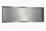 BALNEO Raft incastrat dreptunghiular Balneo Wall-Box 90x30x10 cm fara rama inox periat (OB-IN6-NR)