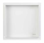 BALNEO Raft incastrat patrat Balneo Wall-Box 30x30x10 cm fara rama alb periat (OB-WH2-NR)