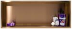BALNEO Raft incastrat dreptunghiular Balneo Wall-Box 90x30x7 cm finisaj cupru periat (OB-CO5)
