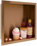 BALNEO Raft incastrat patrat Balneo Wall-Box 30x30x10 cm finisaj cupru periat (OB-CO2)