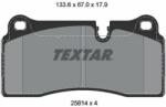 TEXTAR set placute frana, frana disc TEXTAR Q+ 2581401 (2581401)