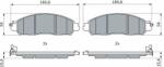 Bosch set placute frana, frana disc BOSCH 0 986 424 973 (0 986 424 973)