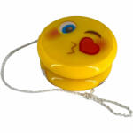  Yo-yo - emoji, elemes, világít 6 cm átmérővel - szíves puszi (BZ3293)