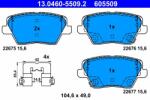 ATE set placute frana, frana disc ATE 13.0460-5509.2 (13.0460-5509.2)