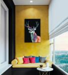  Festés számok szerint SZÍNES SZarvas | low difficulty SPECIAL BLACK EDITION