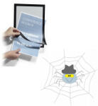 Durable Infokeret A4, mágneses záródás, Durableduraframe® fekete