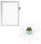 Durable Infokeret A4, öntapadó hátlap, mágneses záródás Duraframe® Note ezüst