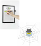 Durable Infokeret A4, öntapadó hátlap, mágneses záródás Duraframe® Note fekete
