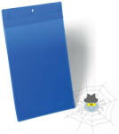 Durable Mágneses dokumentum tároló zseb A4, álló, 10 db/csomag, Durable Neodym, kék - spidershop