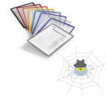Durable Bemutatótábla panel, A4, 5 db/csomag, Durable Sherpa vegyes színek - spidershop