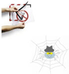 Durable Infokeret A4, öntapadó mágneses záródás 2 db/csomag, Durable Duraframe® Security, piros/fehér - spidershop