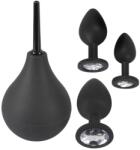 You2Toys Комплект от 3бр. анални разширители и душ Black Velvets