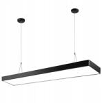LUMENIX Lampă tavan suspendată LED Finea 90W (KW) - Negru - Alb neutru (4500K) (LAMPA-7136)