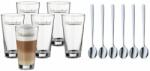 WMF 99626999999 Latte Macchiato készlet, poharak + kanalak 6db (996269999)