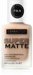 Revolution Relove Super Matte Foundation machiaj matifiant de lungă durată culoare F8.5 24 ml