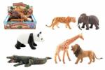 Teddies Játék állatok safari műanyag 11-17cm 6 db
