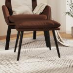 vidaXL Taburet, maro, 45x29, 5x39 cm, piele ecologică lucioasă (341538) Canapea