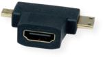 Valueline T-Adapter HDMI - HDMI Mini - HDMI Micro 12.99. 3166-20 (12.99.3166-20)