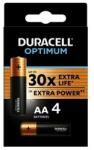 Duracell Optimum ceruza elem AA 1, 5V 4 db/bliszter LR6
