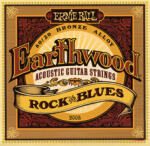 Ernie Ball P02008 - Earthwood Acoustic 80/20 bronze w/plain G - Rock & Blues - C747C