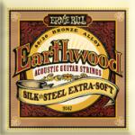 Ernie Ball P02047 - Earthwood Silk & Steel Acoustic 80/20 Bronze - Extra Soft - H928H