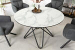  CIRCULAR design kerek étkezőasztal - 120cm - fehér (42369)