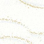  Dunisoft Golden Stardust fehér szilveszteri textilhatású, 40*40, 60 db