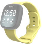  BUTTERFLY Szilikon szíj Fitbit Versa 3 / Fitbit Sense sárga