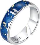 BeSpecial Inel argint reglabil Cer Instelat placat cu rodiu si aur (IST0152)